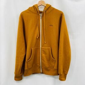 NOAH + M Golden Orange Full Zip Hoodie jacket